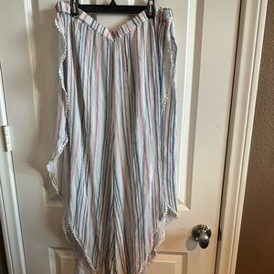 Goa Beachwear multi color pants with slit. Size XL by Japna